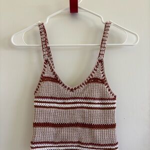 American Eagle knit tank Y2K 90s boho beachy vacation